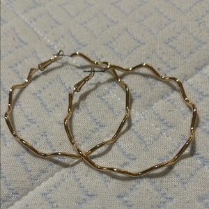Elegant Gold Hoop Earrings